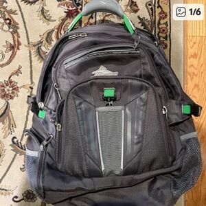 High Sierra Black and Green Backpack. Please Help Me Find  This To Buy.